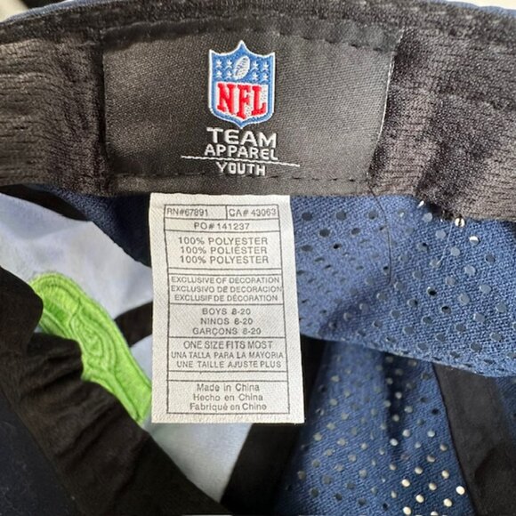 Outerstuff Seattle Seahawks Youth Tailgate Adjustable Hat - Picture 5 of 5
